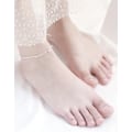 Miniatyrbild 3 av 4: <p>Smycken - 925 Silver Chain - Klassisk Mesh Anklet - Justerbar&nbsp; - Lätt att justera</p>