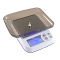 Miniatyrbilde 2 av 2: Digital kjøkkenvekt, 1 kg/0,01 g matvekt, multifunksjonell matlagingsvekt med brett, smykkevekt med lading, tilkobling og batteristrøm