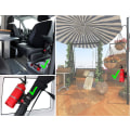 Miniatyrbilde 4 av 5: Universell hurtigutløser brannslukkerholder for kjøretøy, kompatibel med Jeep Wrangler Gladiator Bronco UTV Polaris RZR Can Am ATV,