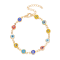 Pikkukuva 5 / 5: Aqua kullattu Evil Eye nilkkakoru