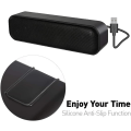 Miniatyrbild 5 av 5: Högtalare, Datorhögtalare, USB PC-högtalare för stationär dator, dator, bärbar dator, Mini bärbar PC-ljudfält - Plug and Play