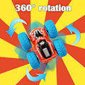 Miniatyrbild 2 av 5: 360 Cool Flip Stunt Friktionsdrivna Inertial Monster Truck Leksaksbilar Inomhus&Utomhus Leksak Present Red