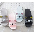 Miniatyrbild 5 av 5: Vita hemmatofflor för barn och vuxna pojke flicka flip flops sommarslippers badskor dam herr poolstrandsandaler 40-41EU