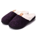Miniatyrbilde 1 av 5: Tøfler med Memory Foam for Kvinner Komfortable Varme Koselige Sklisikre Purple point 40 41