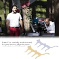 Miniatyrbild 3 av 5: Musikbokhållare Kattmodell Hållare Svart Sida Hållare Katt Stil Piano Musikhållare Musikpartitur Musiker Piano Tillbehör Mapp