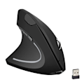 Miniatyrbillede 1 af 5: Trådløs mus, Ergonomisk vertikal mus, 6 knapper, LED, Forebyggelse af musesyndrom og epikondylitis, til højrehåndede, PC, Computer, Laptop, Mac, Batteri