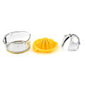 Miniatyrbillede 5 af 5: 4 stk. - Frugtpresser, citruspresser, manuel frugtpresser, frugtpresser med beholder, Plastik