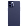 Miniatyrbilde 2 av 3: Svart Apple-skinnetui med (for iPhone 12 Pro Max)