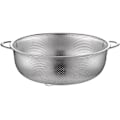 Miniatyrbillede 5 af 5: Risdræner i rustfrit stål med mini huller, giver dig mulighed for at filtrere spaghetti, ris, grøntsager og frugter - C 22,5 cm