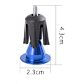 Miniatyrbilde 5 av 5: Svarte 2 Par Sykkelplugghetter i Aluminiumslegering, Sykkelstyre Endehetter/Sykkelplugghetter, Universelt Sykkelstyretilbehør