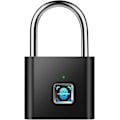 Miniatyrbild 1 av 3: Fingeravtryckslås, USB-laddningsbart smartlås, nyckellöst hänglås för gym, dörr, bagage, resväska, skola