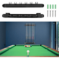 Pikkukuva 2 / 5: Pool-keppiteline, 6 kpl seinään asennettava pool-keppiteline, sopii biljardiklubeille, baareihin, snooker-peleihin