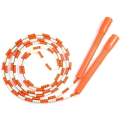 Miniatyrbild 1 av 4: Hopprep - Mjuk pärlad segment hopprep - Justerbar trasselfri fancy rep för träning Orange