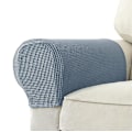 Miniatyrbild 4 av 5: Soffans armstödsöverdrag Soffa armstödsöverdrag Möbel armstödsöverdrag Soffans fåtölj överdrag White