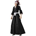 Pikkukuva 4 / 6: Anime Heroes -hahmo 17 cm - Abarai Renji - Valkaisuaine - BANDAI Svart