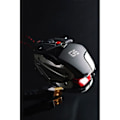 Miniatyrbillede 5 af 6: DragonWar Warlord - Souris Gaming Ambidextre Sort og Grå Flettet (1,8 meter) RGB baggrundsbelysning - USB 3.0/2.0 med 8 Färg