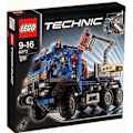Miniatyrbillede 1 af 4: Byggesæt - LEGO - Technic 8273 - Offroad lastbil - Rød og sort röd svart