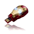 Miniatyrbillede 2 af 4: USB nøgle - IRON MAN - Mark 42 - Udtrækkelig 8GB - Hjelm design - Superhelt