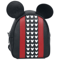 Miniatyrbild 2 av 4: Ryggsäck - Loungefly - Mickey & Minnie Mouse - Imiterat läder - Svart/Röd - Vuxen svart röd