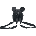Miniatyrbild 4 av 4: Ryggsäck - Loungefly - Mickey & Minnie Mouse - Imiterat läder - Svart/Röd - Vuxen svart röd
