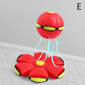Miniatyrbillede 1 af 8: Flyvende UFO flad kaste skive bold magisk bold legetøj barn udendørs blå Red