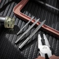 Miniatyrbillede 4 af 5: 3-pak dækbit multistørrelser dæk reparation hårdmetal burr bor bit dæk lapper stik skærere trådskærer rillebor