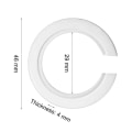 Miniatyrbilde 2 av 10: Reduseringsringer for lampeskjerm, adapter for lampeskjermring, lampeskjermholder