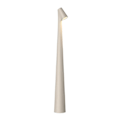 Miniatyrbillede 1 af 5: Elegant Slim Konisk Stem Bordlampe Bærbar & Dæmpbar Led Skulpturlys Dec White
