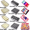 Miniatyrbillede 3 af 10: Underwear opbevaringsboks Strømper opbevaringspose 6 grid(1PC)