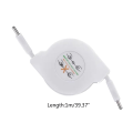 Miniatyrbillede 3 af 5: Tilbagekaldelig PD 60W USB C til USB C datakabel Hurtigopladning Laptop ledning til Type C telefon switche tablets