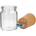 Miniatyrbillede 6 af 8: Flydende flaske USB3.0 Flash Drive Memory Stick Transparent USB Stick med trækasse Forretningsgaver til computere, bilstereo osv. (16 GB)