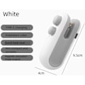 Miniatyrbillede 3 af 5: Mini Poseforsegler, USB-C Genopladelig Poseforsegler, 2 i 1 Poseforsegler Varmestempling med Klips og Magnet, Mini Poseforsegler, Hvid