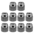 Pikkukuva 1 / 5: 10 kpl Extruder-pyörän hammaspyörä 3D-tulostimen osat 36 hampainen hammaspyörä Ruostumaton teräs Extruder-hammaspyörä -10, -10