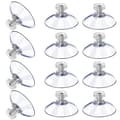 12 stora sugproppar plast sugproppar transparenta antikollisions sugproppar gummi skruv mutter metall sugpropp stark (40M5-10)