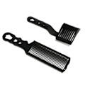 Miniatyrbilde 3 av 8: Barber Fade Combs Hårklippskam Buet kam