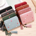 Miniatyrbilde 2 av 5: Liten lommebok for damer Mini Tassel Wallet Black