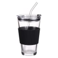 Miniatyrbilde 1 av 5: 450 ml kaffekopp, melkekopp, tekopp, glass, kopp med sugerør, kopp svart