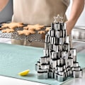 Miniatyrbilde 3 av 5: 10 kakeformer i stål, i rustfritt stål