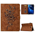 Miniatyrbilde 1 av 5: For Samsung Tab A 10.1 T580/T585 (2016) Preget Flatbed Brun Brown Samsung Galaxy Tab A 10.1 (201