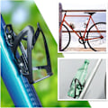 Miniatyrbillede 6 af 6: Cykel Vandflaskeholder, Letvægts Cykelflaske og Drikkekopholdere med Skruer, Universal Cykling til Landevejs-, Bjerg- og Børnecykler (1 stk., Sort)