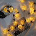 Miniatyrbild 1 av 5: LED-ljusslingor i ananasform, batteridrivna, fjärilslingor
