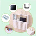 Miniatyrbild 2 av 5: 1 st Wifi-förvaringsbox Router Hylla Vardagsrum Vägg Träfäste