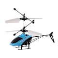 Miniatyrbillede 1 af 5: Legetøjs Induktionsflyvende Helikopter Speed Drone Legetøj BLÅ COD KK5555-God Helicopter Blue