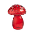 Pikkukuva 1 / 5: Hieno Lasinen Sienivase, Värillinen Lasivase, Sienikukkavase, Sienikoriste red