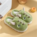 Miniatyrbild 2 av 4: Damtofflor Söta gris tofflor Dinosaurie Djur tofflor Varma Vinter plysch tofflor
