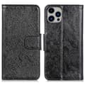 För iPhone 16 Pro Skal Nappa Textur Delat Läder Anti-Fall Stötsäkert Telefonskydd