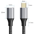 Miniatyrbild 5 av 10: USB C-förlängningskabel USB 3.1 Gen2 2m