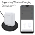 Pikkukuva 5 / 5: Langaton kotelo Airpods 1 2 -kotelolle, AirPod 1/2 -sukupolvelle, tukee Bluetooth-pariliitosta