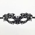 Miniatyrbilde 1 av 4: Maskeradeblondermaske, uferdig øyemasketilbehør, jul, H