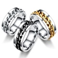 Miniatyrbilde 2 av 6: Antistress spinner roterende fidget ring size 8/18.2 mm